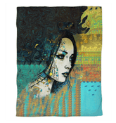 Close-up of Pencil Play Duvet Cover with vibrant colors and creative pencil pattern for kids.